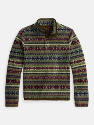 Bluza z polaru Polo Ralph Lauren zielony