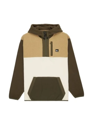 Bluza z polaru Quiksilver ciemnozielony