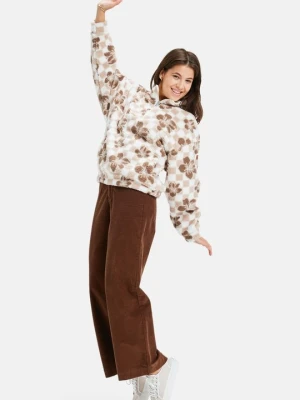 Bluza z polaru Roxy mleczny