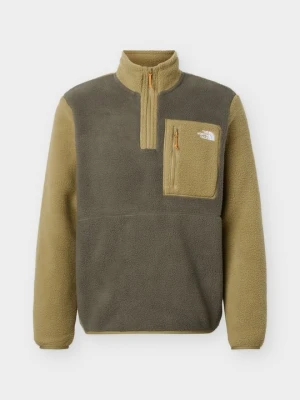 Bluza z polaru The North Face ciemnozielony