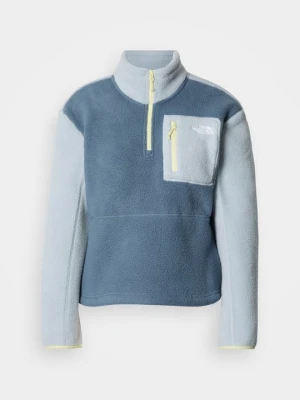 Bluza z polaru The North Face szary