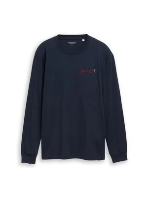 Bluza z polaru Tom Tailor granatowy