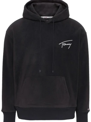 Bluza z polaru Tommy Jeans czarny