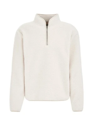 Bluza z polaru WE Fashion mleczny