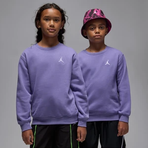 Bluza z półokrągłym dekoltem dla dużych dzieci Jordan Brooklyn Fleece - Fiolet