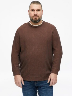 Bluza z prążkowaną fakturą s.Oliver brązowy