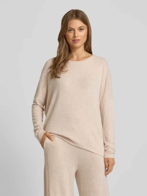 Bluza z prążkowanym, okrągłym dekoltem model ‘Biara’ Soyaconcept
