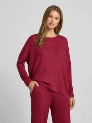 Bluza z prążkowanym, okrągłym dekoltem model ‘Biara’ Soyaconcept