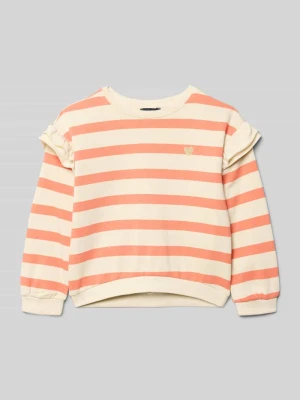 Bluza z prążkowanymi wykończeniami BLUE SEVEN