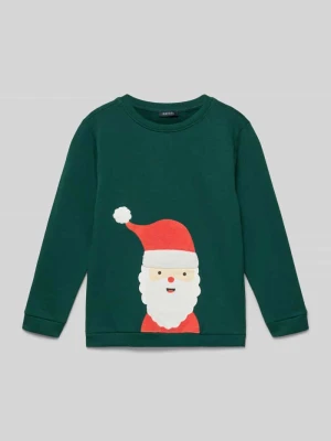 Bluza z prążkowanymi wykończeniami BLUE SEVEN