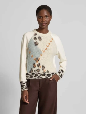 Bluza z prążkowanymi wykończeniami Marc Cain