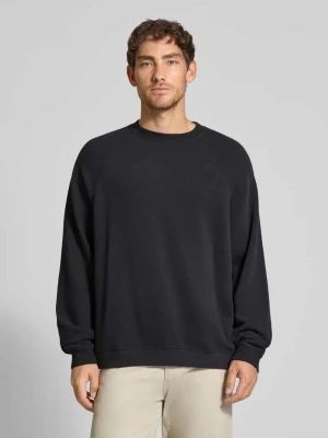 Bluza z prążkowanymi wykończeniami model ‘ATUBAY’ American vintage