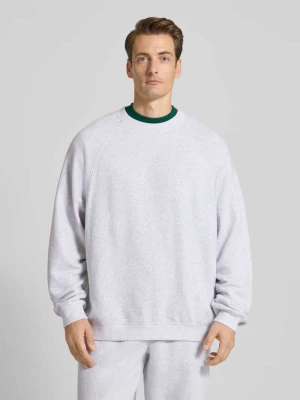 Bluza z prążkowanymi wykończeniami model ‘ATUBAY’ American vintage