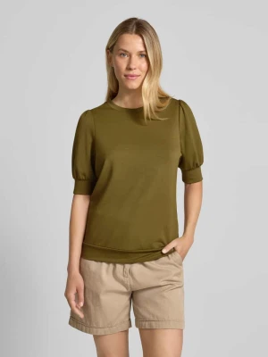Bluza z prążkowanymi wykończeniami model ‘BANU’ Soyaconcept