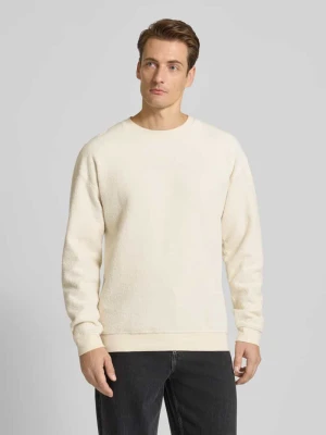Bluza z prążkowanymi wykończeniami model ‘BOBY’ American vintage
