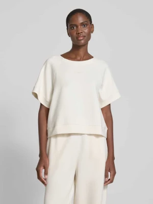 Bluza z prążkowanymi wykończeniami model ‘Emsa’ Boss Orange