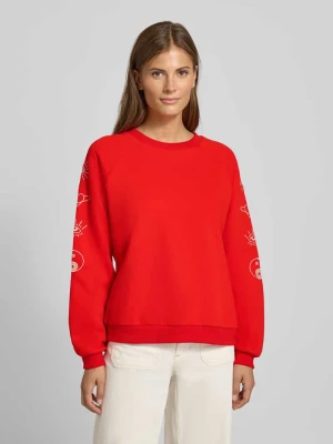 Bluza z prążkowanymi wykończeniami model ‘LELA’ Ichi