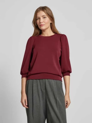 Bluza z prążkowanymi wykończeniami model ‘TENNY’ Selected Femme