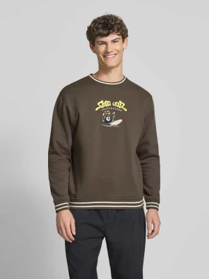 Bluza z prążkowanymi wykończeniami model ‘WINKOWSKI’ Santa Cruz