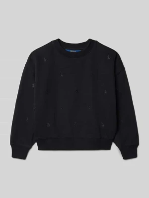 Bluza z prążkowanymi wykończeniami Polo Ralph Lauren Teens
