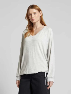 Bluza z prążkowanymi wykończeniami Street One