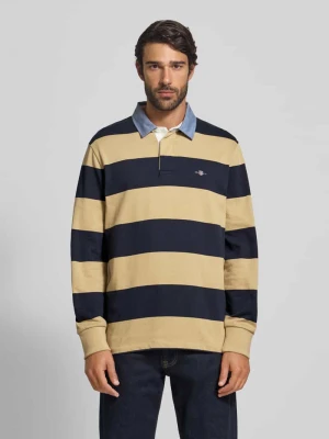 Bluza z prążkowanymi zakończeniami rękawów Gant