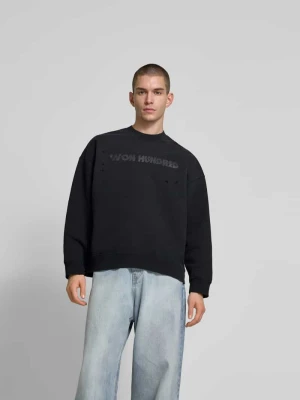Bluza z przetarciami Won Hundred Czarny