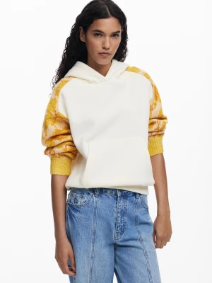 Bluza z rękawami w jodełkę Desigual