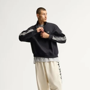Bluza z suwakiem do połowy długości i 3 paskami adiSignature Firebird Adidas