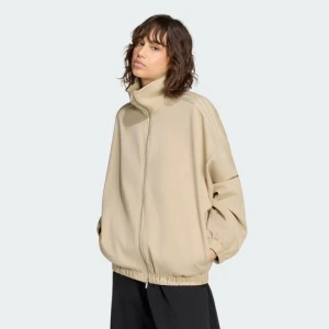 Bluza z suwakiem na całej długości Adidas Khaki Three