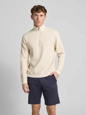 Bluza z wyhaftowanym logo Boss