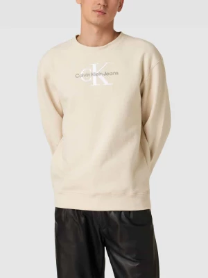 Bluza z wyhaftowanym logo Calvin Klein Jeans