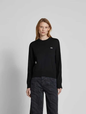 Bluza z wyhaftowanym logo Dsquared2 Czarny