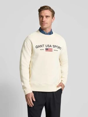 Bluza z wyhaftowanym logo Gant