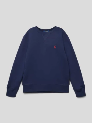 Bluza z wyhaftowanym logo i efektem melanżu Polo Ralph Lauren Teens