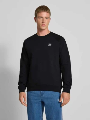Bluza z wyhaftowanym logo i okrągłym dekoltem adidas Originals