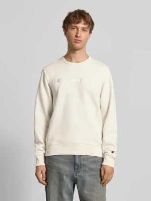 Bluza z wyhaftowanym logo i okrągłym dekoltem Champion