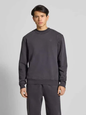 Bluza z wyhaftowanym logo i okrągłym dekoltem DEUS EX MACHINA