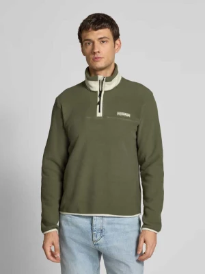 Bluza z wyhaftowanym logo model ‘DERGANA’ Napapijri