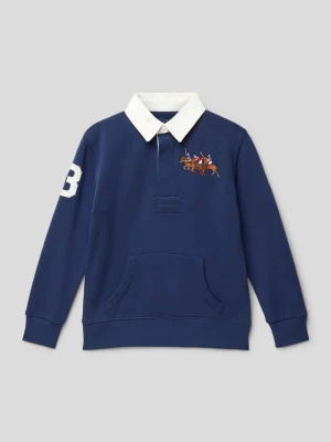 Bluza z wyhaftowanym logo model ‘RUGBY’ Polo Ralph Lauren Kids
