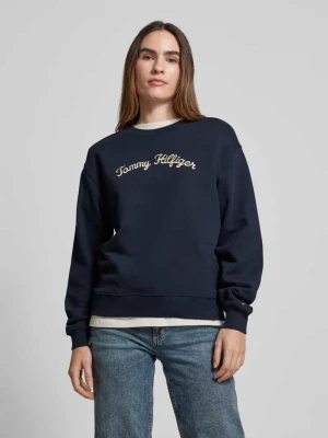 Bluza z wyhaftowanym logo model ‘SCRIPT’ Tommy Hilfiger