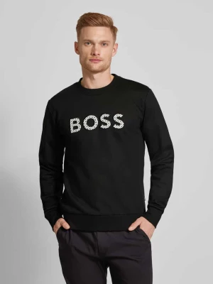 Bluza z wyhaftowanym logo model ‘Soleri’ Boss