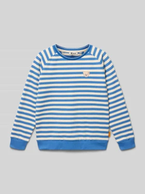 Bluza z wyhaftowanym motywem i detalem z logo Steiff