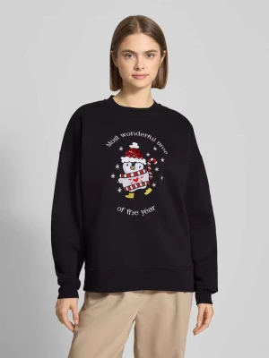 Bluza z wyhaftowanym motywem model ‘Viola’ LeGer by Lena Gercke