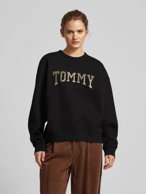 Bluza z wyhaftowanym napisem i okrągłym dekoltem Tommy Jeans