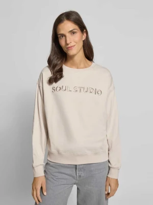 Bluza z wyhaftowanym napisem model ‘SOUL STUDIO’ Smith and Soul