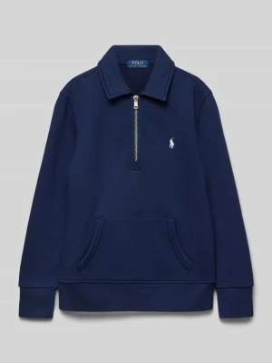 Bluza z wykładanym kołnierzem i zamkiem błyskawicznym Polo Ralph Lauren Teens