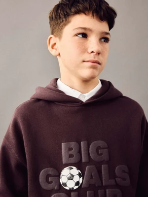 Zdjęcie produktu Bluza z wypukłym nadrukiem winny - Dzieci - lata - MANGO KIDS