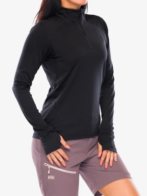 Bluza z zamkiem 1/2 damska Helly Hansen LIFA Tech Lite 1/2 Zip - black