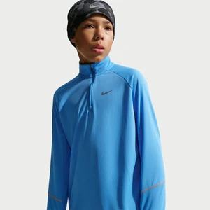 Bluza z zamkiem 1/2 dla dużych dzieci Dri-FIT Nike Miler - Niebieski
